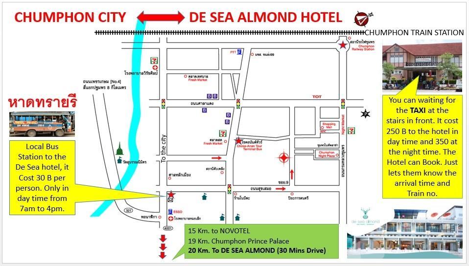De Sea Almond Otel Chumphon Dış mekan fotoğraf